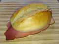 Brötchen Schinken