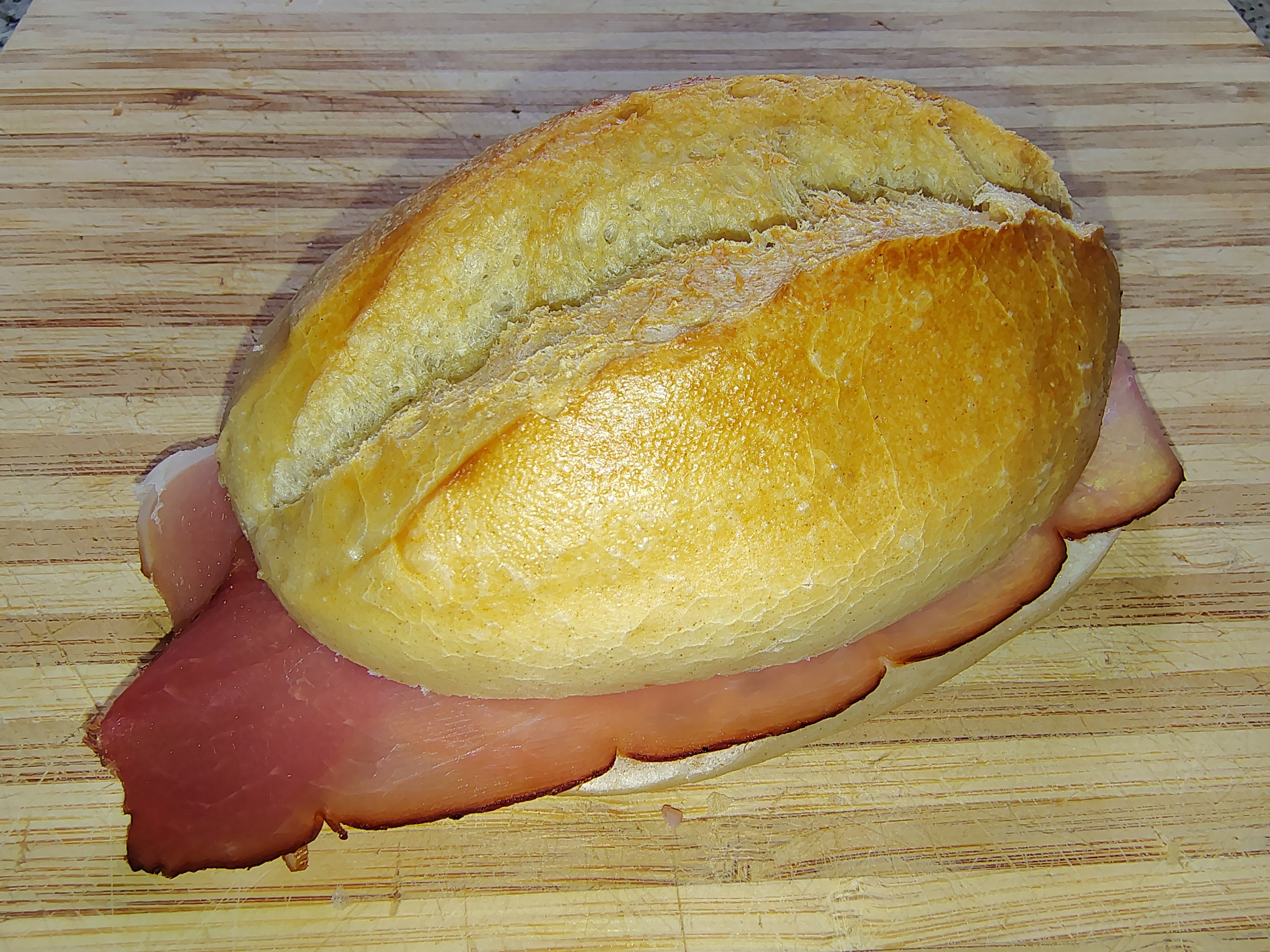 Brötchen Schinken